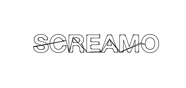 SCREAMO – Interactive Typography