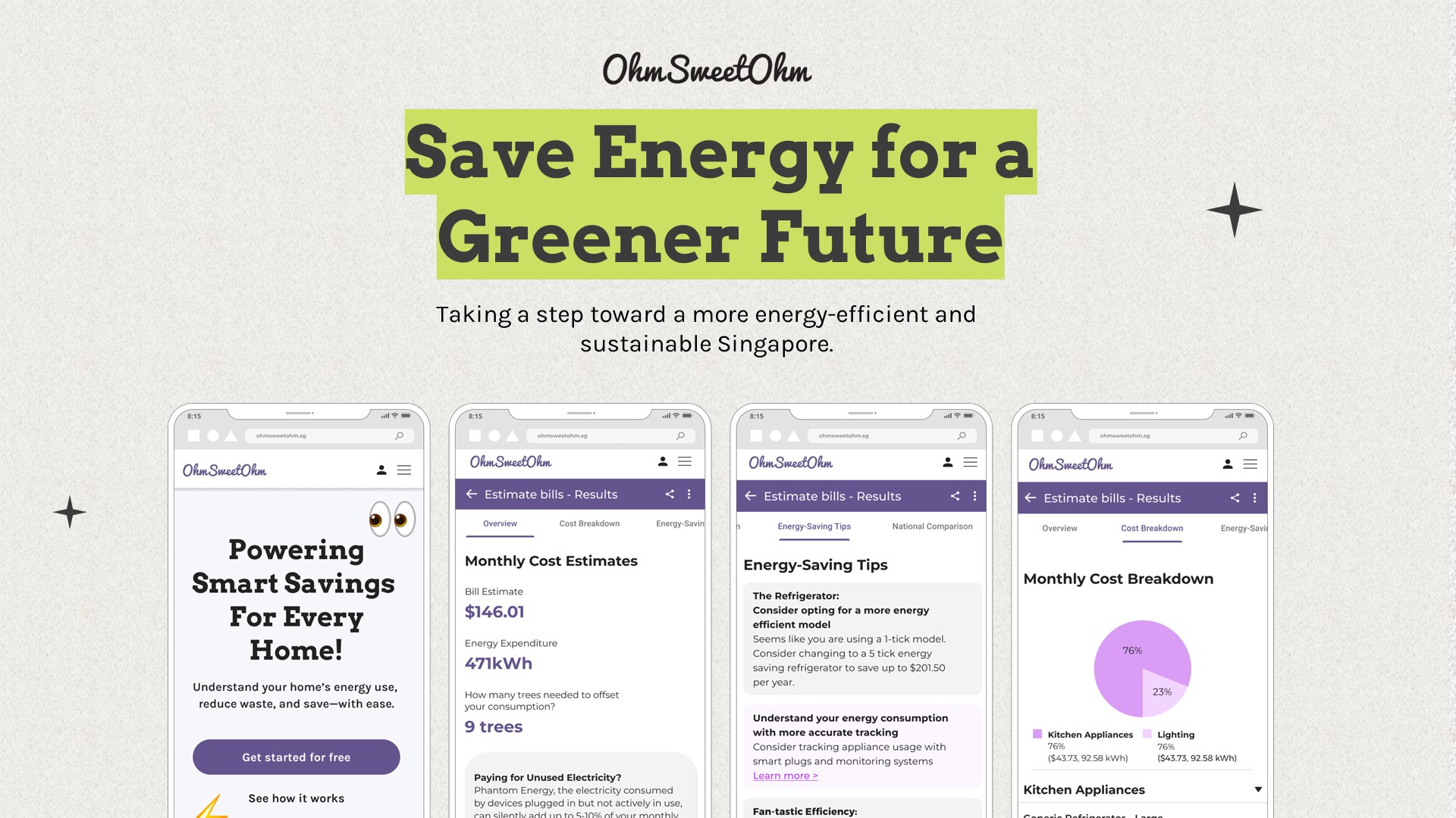 OhmSweetOhm: Making household energy costs visible for better everyday decisions